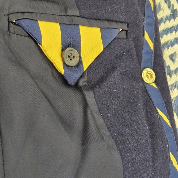 Ralph Lauren RUGBY Wool Down Classic Quilted Vest  Navy color size XS - Picture 14 of 16